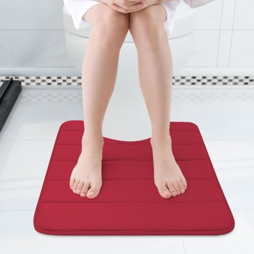 Buganda Memory Foam U-Shaped Toilet Rugs 24 x 20, Absorbent Bathroom mat - Image 3