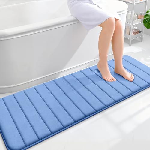 OLANLY Memory Foam Long Bathroom Rugs Runner 59x20, Super Soft Absorbent by OLANLY