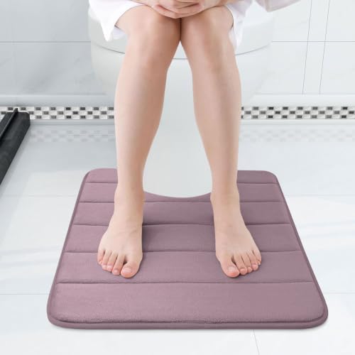 Buganda Memory Foam U-Shaped Toilet Rugs 24 x 20, Absorbent Bathroom mat - Image 3