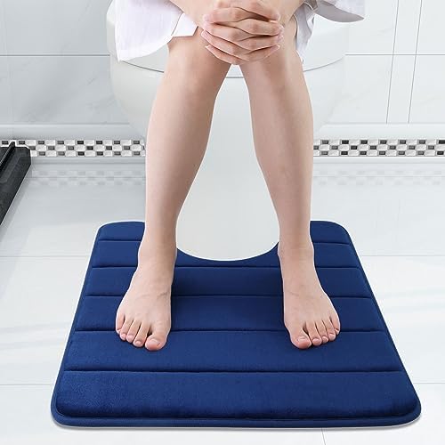Buganda Memory Foam U-Shaped Toilet Rugs 24 x 20, Absorbent Bathroom mat - Image 3
