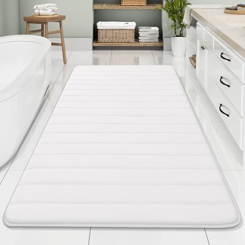 Buganda Memory Foam Bath Mat 70 x 34, Ultra Soft Absorbent Bathroom Rugs by Buganda