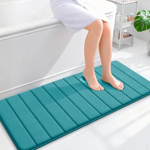 OLANLY Memory Foam Long Bathroom Rugs Runner 47x20, Super Soft Absorbent by OLANLY