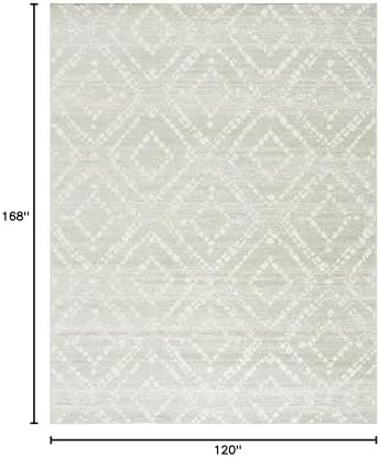 SAFAVIEH Adirondack Area Rug 10'x14', Boho Green & Ivory ADR131Y - Image 3