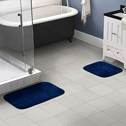 Garland Rug Traditional Bath Rug Set, 2-Piece Set, Navy - Image 2