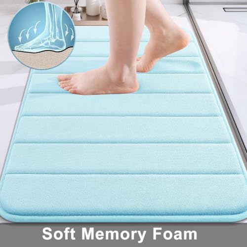 Buganda Memory Foam Bath Mat 34 x 20, Ultra Soft Absorbent Bathroom Rugs - Image 3