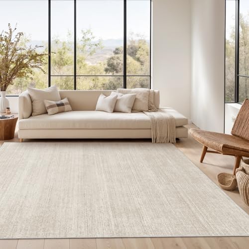 Valenrug 6x9 Area Rugs Non Slip, Large Washable Rugs for Living Room, Beige - Image 5