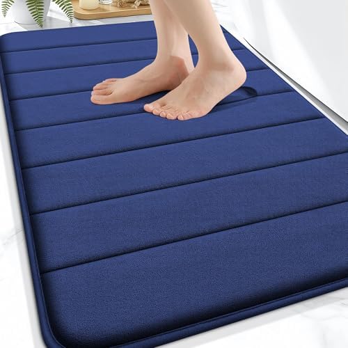 OLANLY Memory Foam Bath Mat 34x21, Super Soft and Absorbent Bathroom Rugs by OLANLY