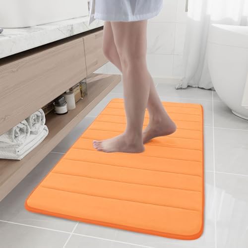 Buganda Memory Foam Bath Mat 44 x 24, Ultra Soft Absorbent Bathroom Rugs by Buganda