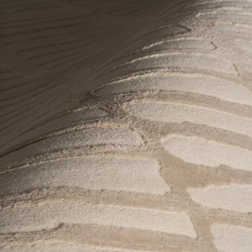 nuLOOM Kailani Cream Geometric Washable Area Rug, 10' x 13' - Image 7