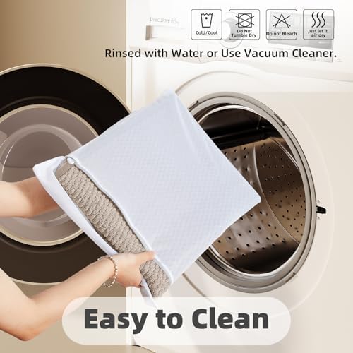 TYUU Bathroom Rugs Non Slip Washable, Super Absorbent Thin Bath Mat Quick Dry Low Pile Bathroom Rug, Beige 24"x36" - Image 5