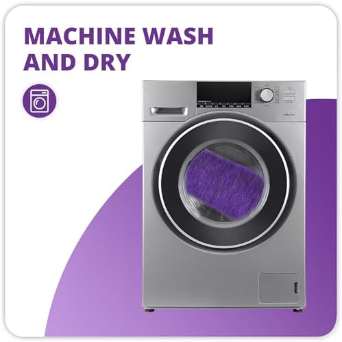 Bosap Bath Mat,Ultra Thin Bathroom Runner Rugs,Large Bath Mats for Bathroom,Quick Dry,Non-Slip,Machine Washable,Low Pile,Bath Rug,Shower Outside,Sink,Home Decor Accessories.Purple,3'x5'(36x60inch) - Image 5
