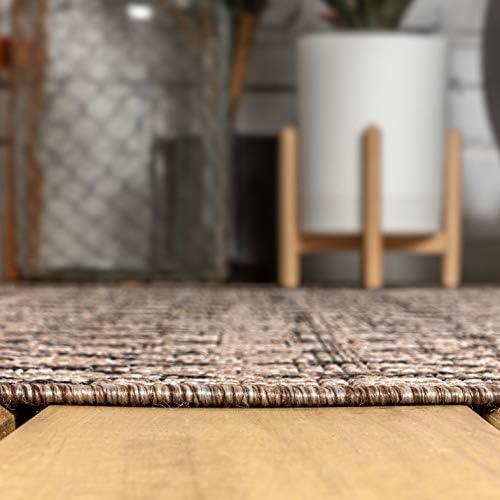JONATHAN Y Moroccan Geometric Indoor Outdoor Area Rug 9X12 Natural/Black, Ourika Textured Weave for Backyard, Patio, Porch, Easy-Cleaning, High Traffic, Pet-Friendly, Non-Shedding (SMB108D-9) - Image 6