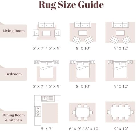 Homemate Washable Rug 8x10 Area Rugs - Vintage Rugs for Living Room - Image 2