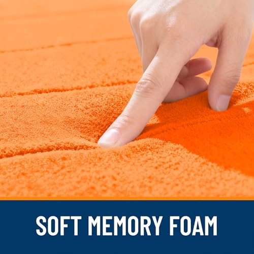 OLANLY Memory Foam Large Bath Mat 40x32, Super Soft Absorbent Bathroom Rugs - Image 5
