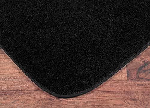 Garland Rug Traditional Nylon Washable Black 4 Piece Set - Lid, Contour, 2 Bath Rugs - Soft, Absorbent, and Stylish for Your Bathroom - Image 5