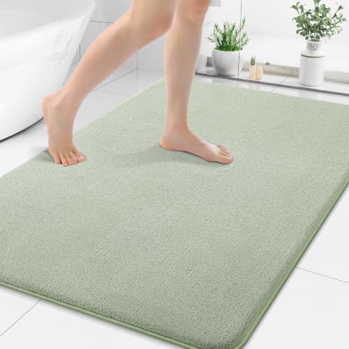 Smiry Memory Foam Bath Mat 40x30, Extra Soft Absorbent Bathroom Rugs by Smiry