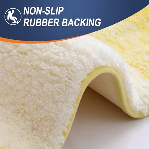 OLANLY Bathroom Runner Rug 47x24, Extra Soft Absorbent Microfiber Bath Rugs - Image 4