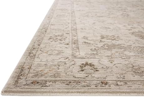 Loloi Magnolia Home Pace Natural/Stone 18" x 18" Sample Rug - Image 6