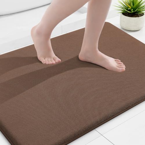 Smiry Memory Foam Bath Mat 36x24, Extra Soft and Absorbent Bathroom Rugs by Smiry