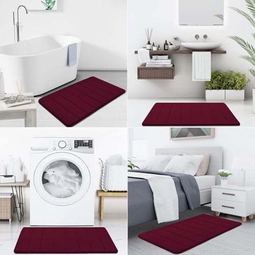 Buganda Memory Foam Bath Mat 47 x 32, Ultra Soft Absorbent Bathroom Rugs - Image 7