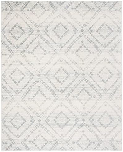 SAFAVIEH Adirondack Area Rug 11'x15', Boho Ivory & Light Blue ADR131T - Image 3