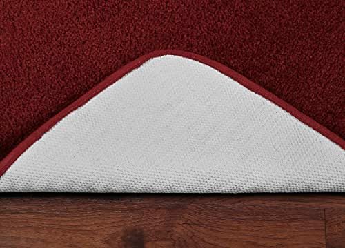 Garland Rug Traditional Plush Washable Nylon Rug, 30-Inch by 50-Inch, Chili Pepper Red (Pack of 2) - Image 4
