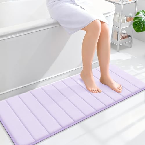 OLANLY Memory Foam Long Bathroom Rugs Runner 47x17, Super Soft Absorbent by OLANLY