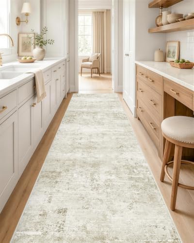 OLANLY 2x10 Washable Runner Rug, Soft Non Slip Carpet for Hallway Kitchen by OLANLY