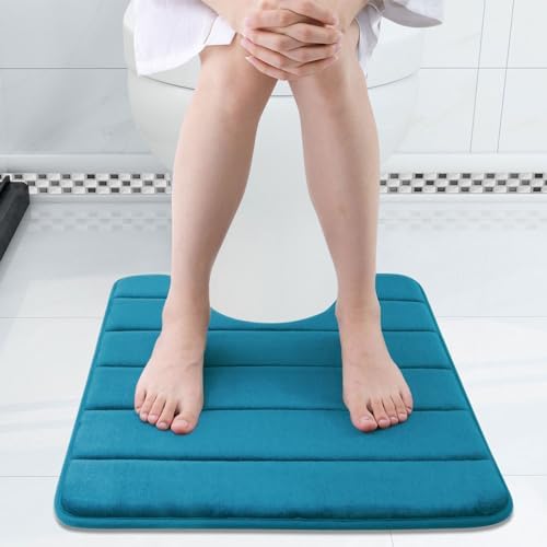 Buganda Memory Foam U-Shaped Toilet Rugs 24 x 20, Absorbent Bathroom mat - Image 3