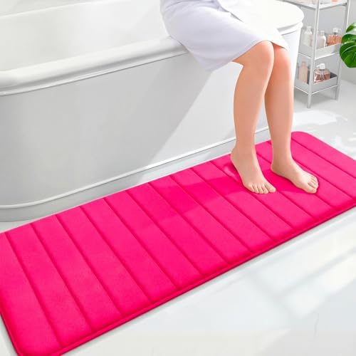 OLANLY Memory Foam Long Bathroom Rugs Runner 59x20, Super Soft Absorbent by OLANLY