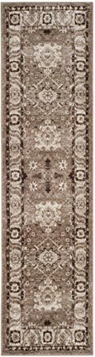 SAFAVIEH Vintage Hamadan Runner Rug 2'3"x22', Traditional Taupe VTH214T - Image 2