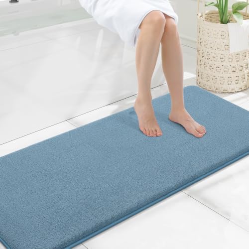 Smiry Memory Foam Bath Mat 59x20, Extra Soft Absorbent Bathroom Rugs by Smiry