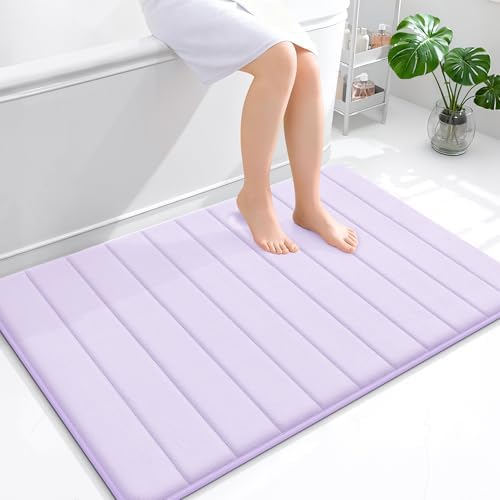 OLANLY Memory Foam Large Bath Mat 44x32, Super Soft Absorbent Bathroom Rugs by OLANLY