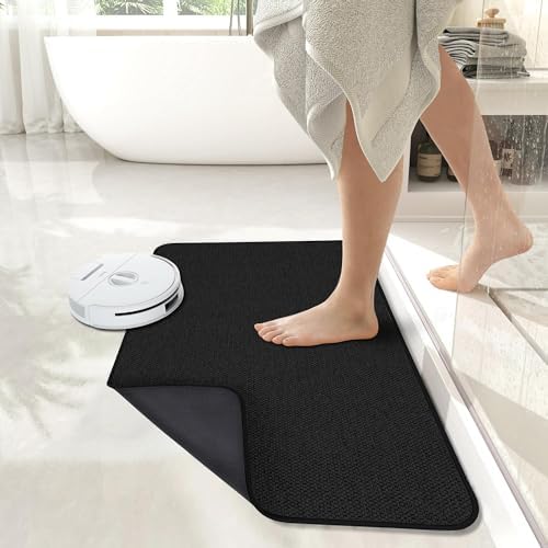 Bath Mat,Ultra Thin Bathroom Rugs,Rubber Bath Mats for Bathroom,Bath rugs - Image 2