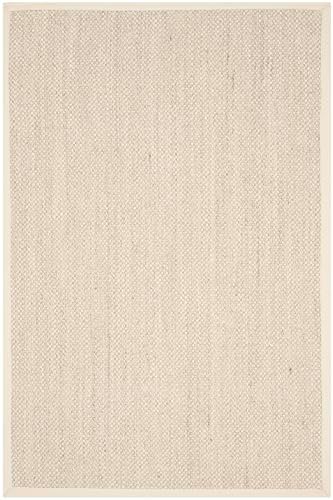 SAFAVIEH Natural Fiber Accent Rug 3x5, Sisal Textured Marble & Beige NF143C - Image 2