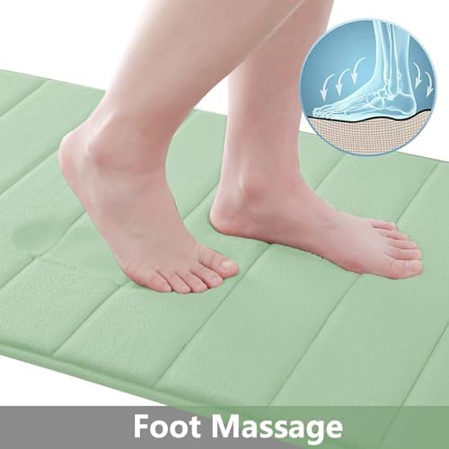 Buganda Memory Foam Bath Mat 70 x 34, Ultra Soft Absorbent Bathroom Rugs - Image 3