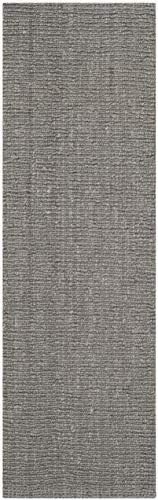 SAFAVIEH Natural Fiber Runner Rug 2'6"x18', Jute Knotted Light Grey NF447G - Image 2