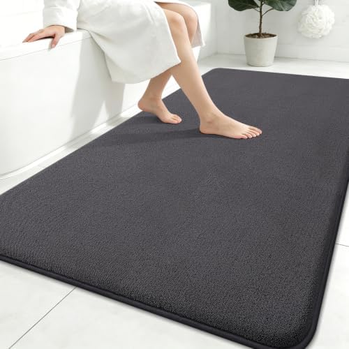 Smiry Memory Foam Bath Mat 71x47, Extra Soft Absorbent Bathroom Rugs by Smiry