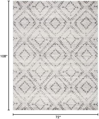 SAFAVIEH Adirondack Area Rug 6'x9', Boho Light Grey & Grey ADR131C - Image 2