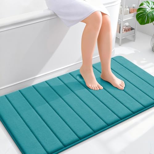 OLANLY Memory Foam Long Bathroom Rugs Runner 44x24, Super Soft Absorbent by OLANLY