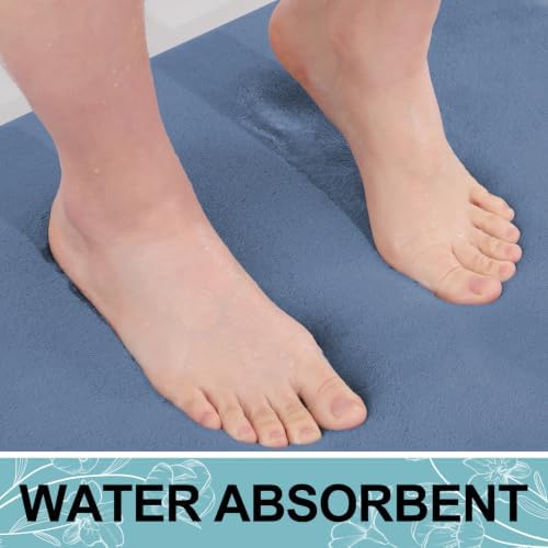 Smiry Memory Foam Bath Mat 36x24, Extra Soft and Absorbent Bathroom Rugs - Image 5