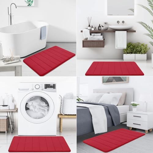 Buganda Memory Foam Bath Mat 24 x 16, Ultra Soft Absorbent Bathroom Rugs - Image 7