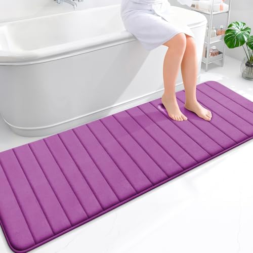 OLANLY Memory Foam Long Bathroom Rugs Runner 70x24, Super Soft Absorbent by OLANLY