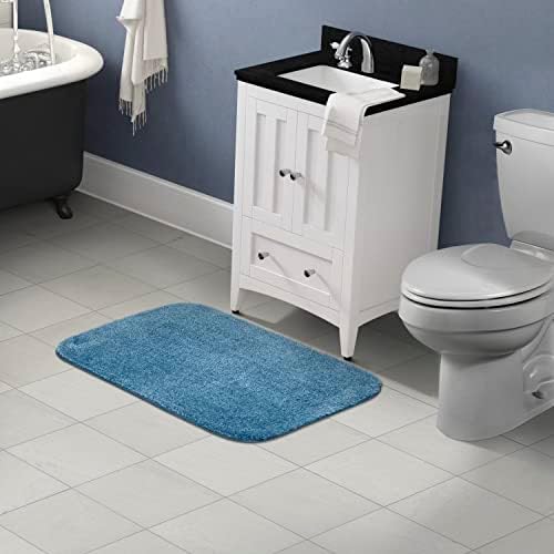Garland Rug Traditional Bath Rug, 24-Inch by 40-Inch, Basin Blue - Image 2