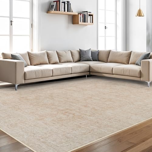 10x14 Area Rug: Large Rugs for Living Room Soft Stain Resistant Carpet by TOPRUUG