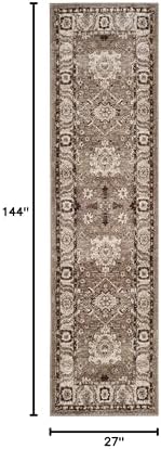 SAFAVIEH Vintage Hamadan Runner Rug 2'3"x12', Taupe VTH214T - Image 2
