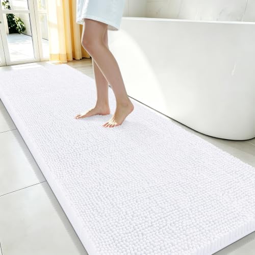 Smiry Bathroom Rugs 70X24, Luxury Chenille Extra Soft Absorbent Bath Mat by Smiry