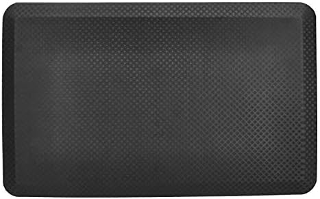 Amazon Basics 3/4" Rectangular Durable Anti-Fatigue Supportive Comfort Standing Mat, 32" x 20", Black by AmazonBasics