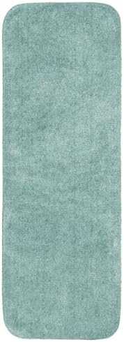 Garland Rug Traditional Nylon Washable Sea Foam 22" X 60" Bath Rug - Soft, Absorbent, And Stylish for Your Bathroom by Garland+Rug