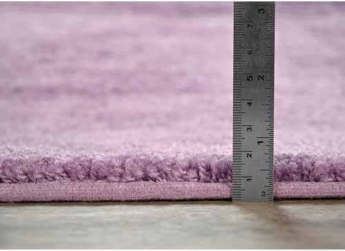 Garland Rug Traditional Nylon Washable Purple 2 Bath Rugs (21" X 34", 22" X 60") - Soft, Absorbent, and Stylish for Your Bathroom - Image 3